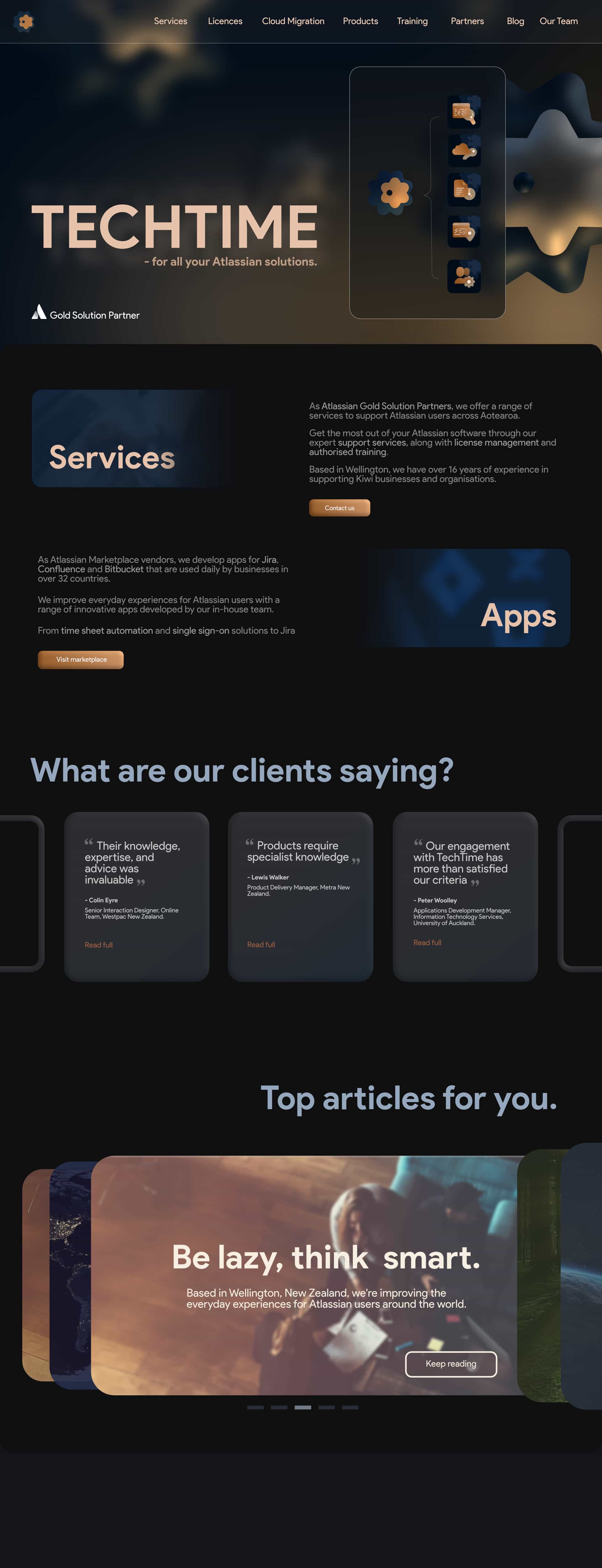 Email design for new website